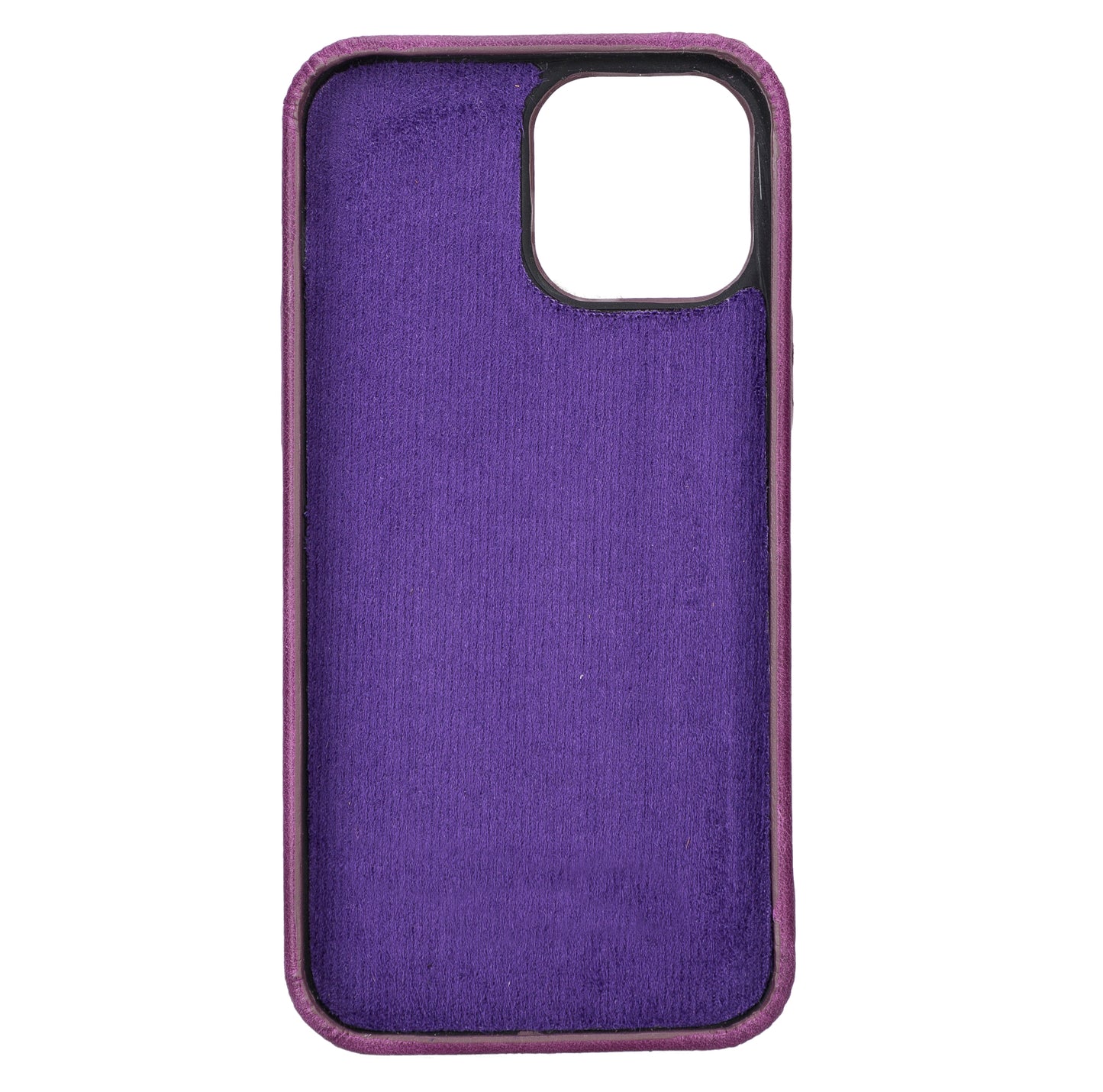 iPhone 13 Pro Max (6.7") Full Leather MagSafe Snap On Case - Purple