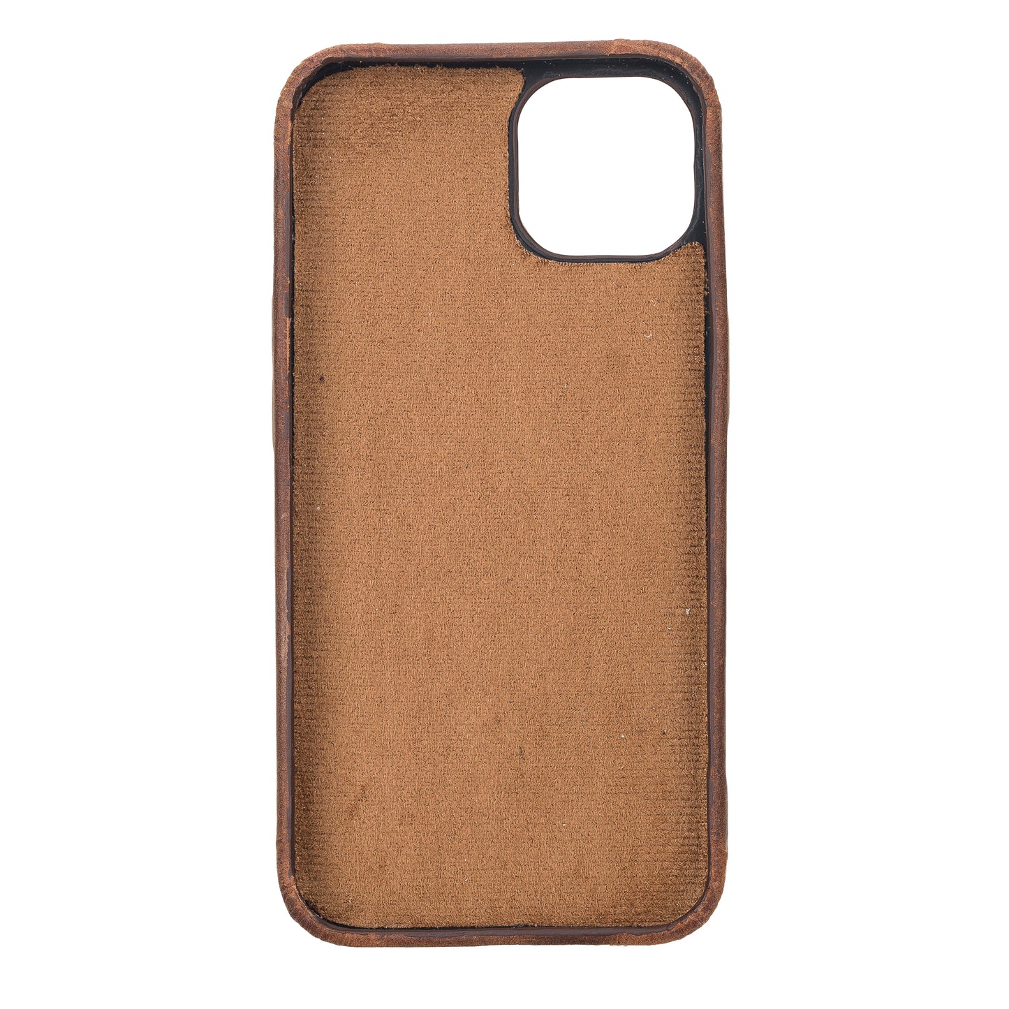 13 (6.1") Full Leather MagSafe Snap On Case - Teak Brown
