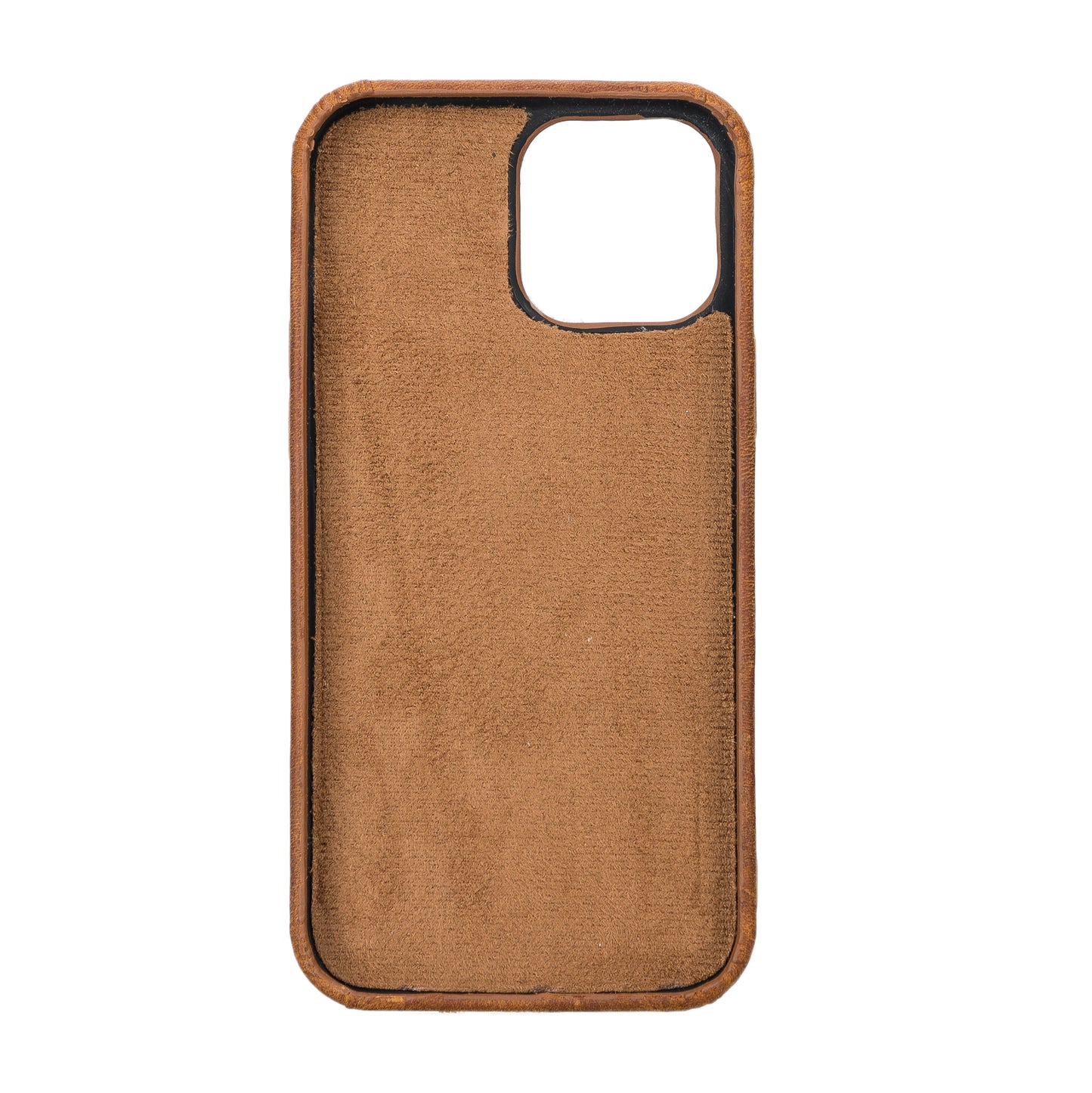 iPhone 13 Pro Max (6.7") Full Leather MagSafe Snap On Case - Dark Brown