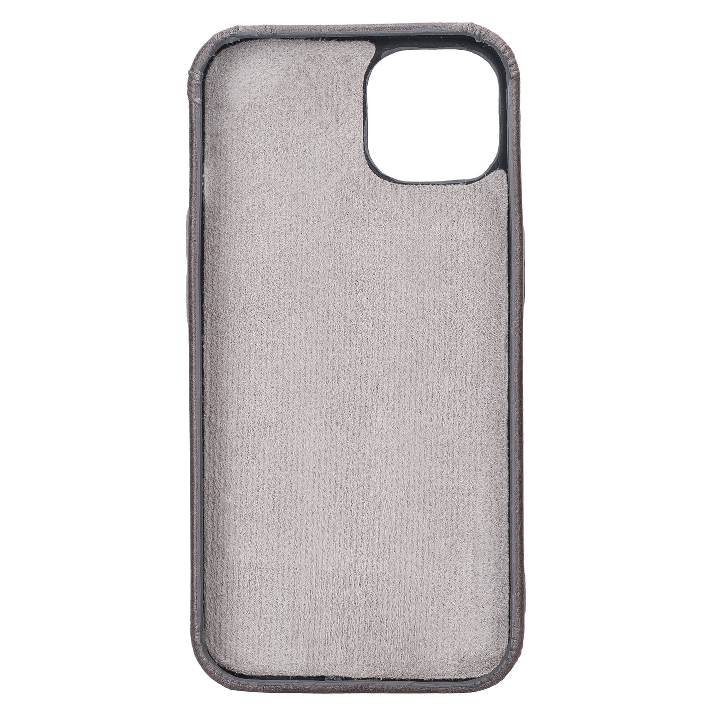 iPhone 13 (6.1") Full Leather MagSafe Snap On Case - Rustic Black