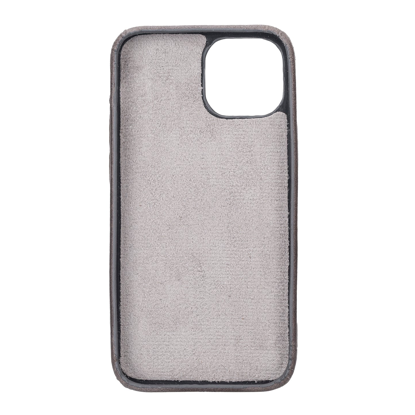 iPhone 13 Mini (5.4") Full Leather MagSafe Snap On Case - Rustic Black