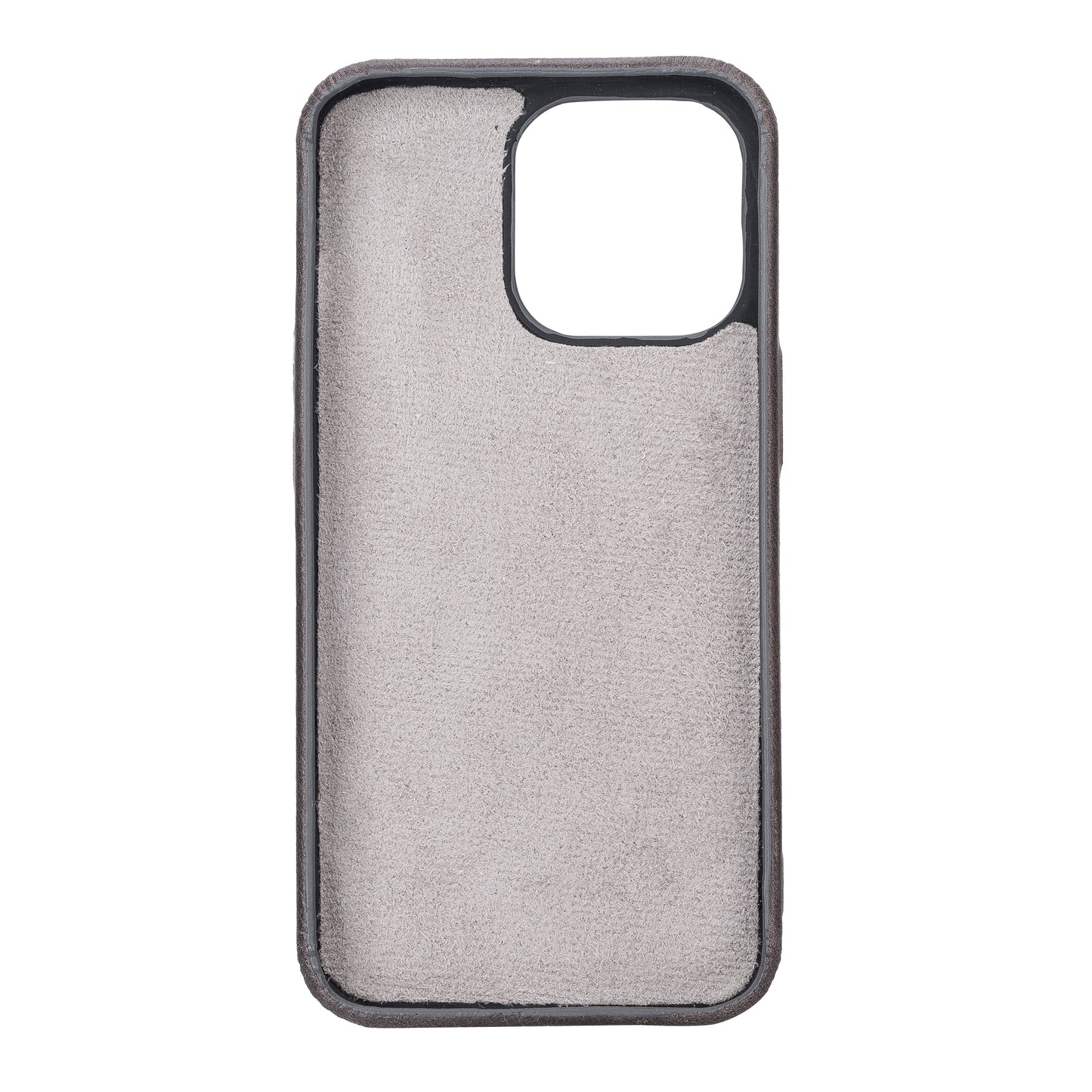 iPhone 13 Pro (6.1") Full Leather MagSafe Snap On Case - Rustic Black