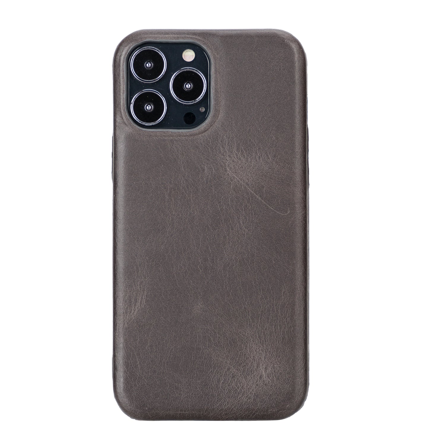 iPhone 13 Pro Max (6.7") Full Leather MagSafe Snap On Case - Rustic Black