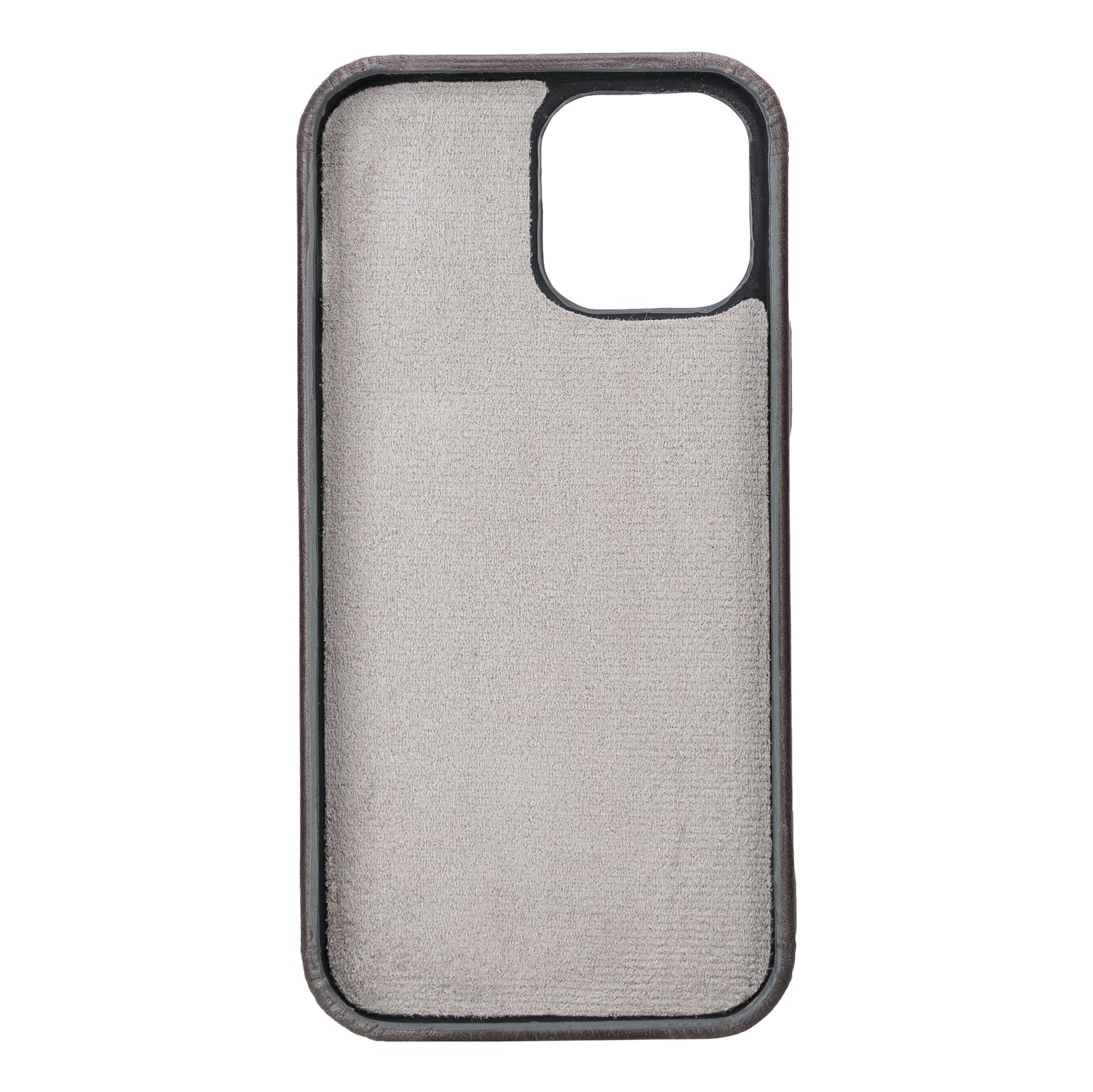 iPhone 13 Pro Max (6.7") Full Leather MagSafe Snap On Case - Rustic Black