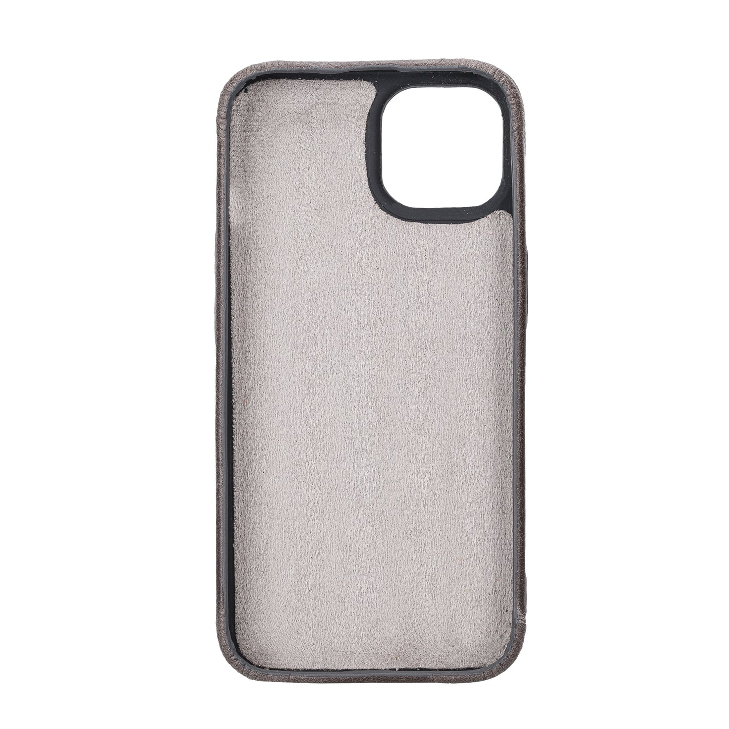 iPhone 14 (6.1") Full Leather MagSafe Snap On Case - Rustic Black
