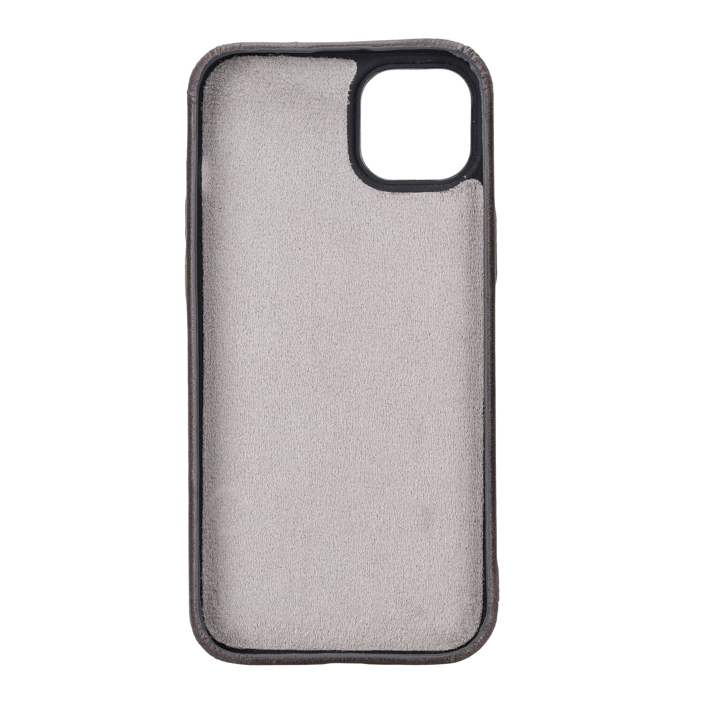 iPhone 14 Plus (6.7") Full Leather MagSafe Snap On Case - Rustic Black