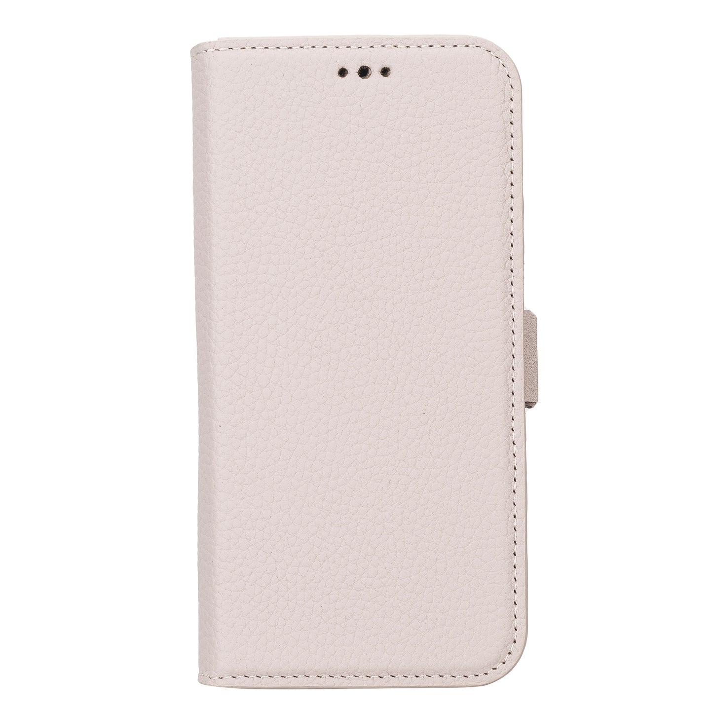 iPhone 13 (6.1") Leather MagSafe Stand Wallet Case RFID Protection - Beige