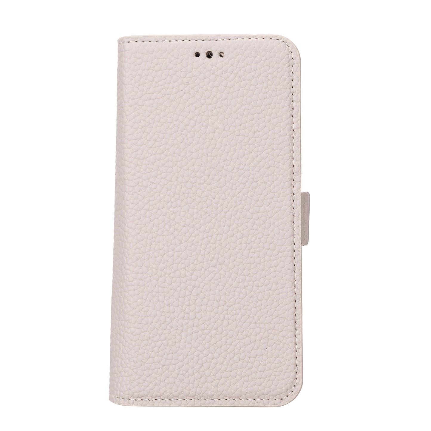iPhone 14 Pro (6.1") Leather MagSafe RFID Stand Wallet Case - Beige