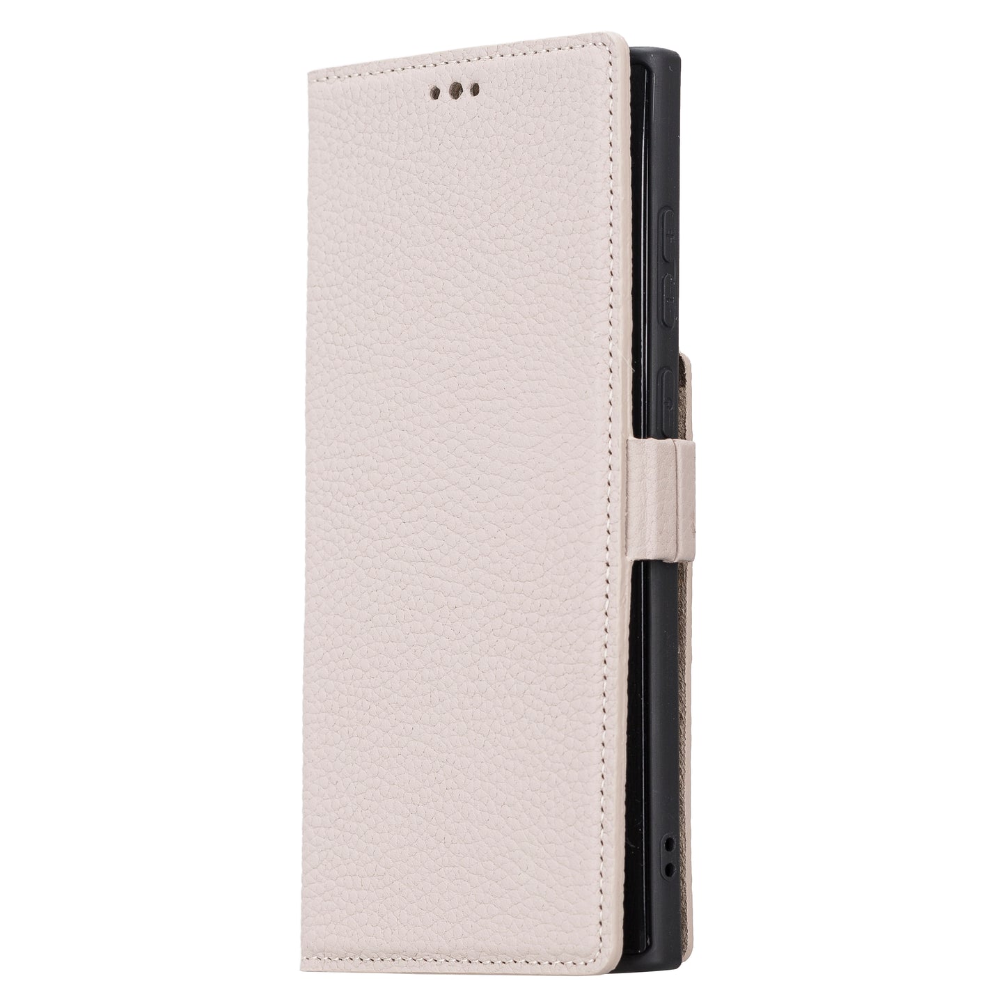 Samsung Galaxy S22 Ultra (6.8") Leather Wallet Case - Beige