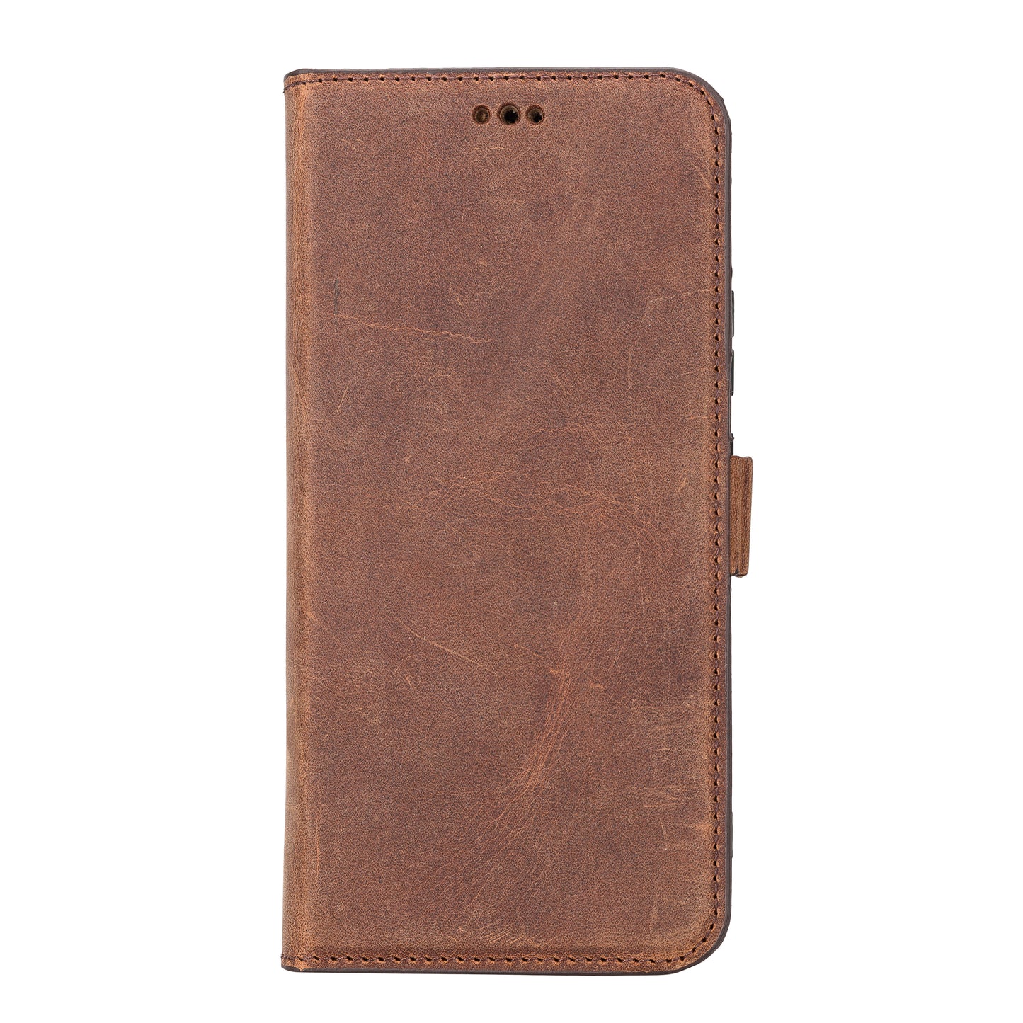 Samsung Galaxy S22 Plus (6.6") Leather Wallet Case - Teak Brown