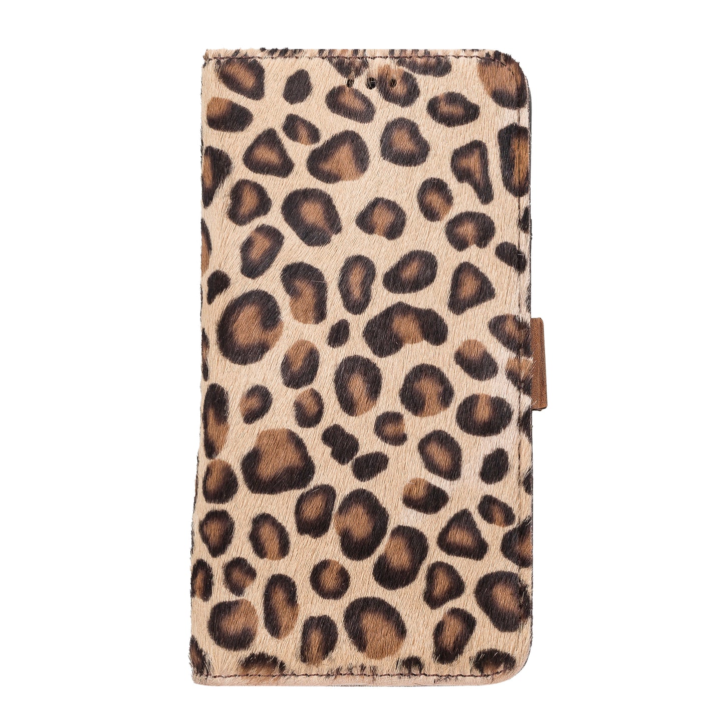 Samsung Galaxy S22 (6.1") Leather Wallet Case - Furry Leopard