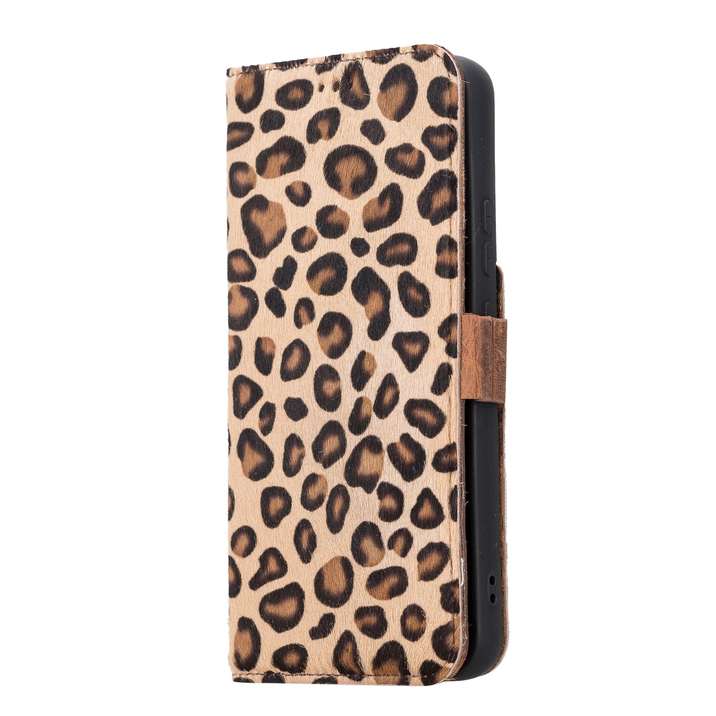 Samsung Galaxy S22 Plus (6.6") Leather Wallet Case - Furry Leopard
