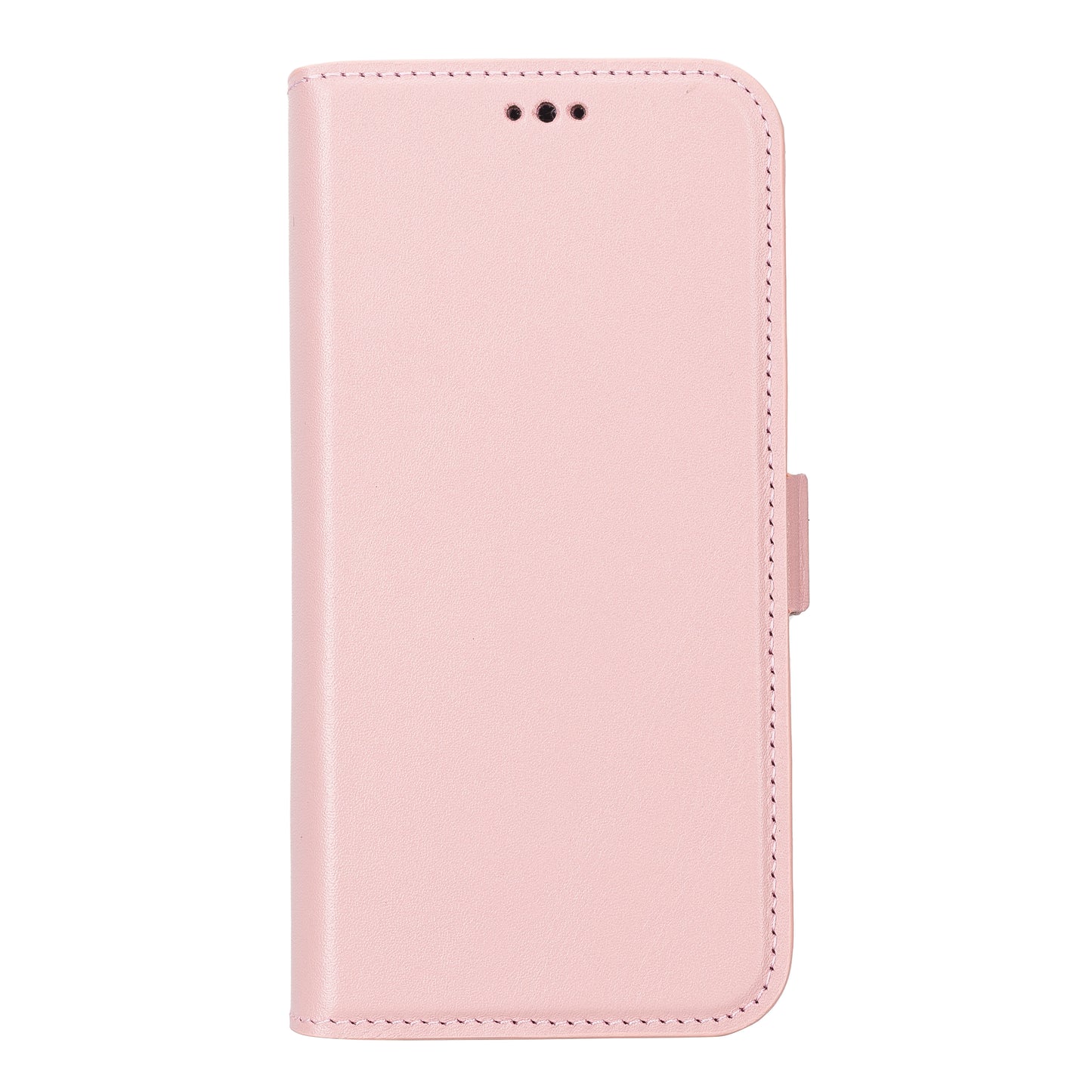 iPhone 13 (6.1") Leather MagSafe Stand Wallet Case RFID Protection - Pink