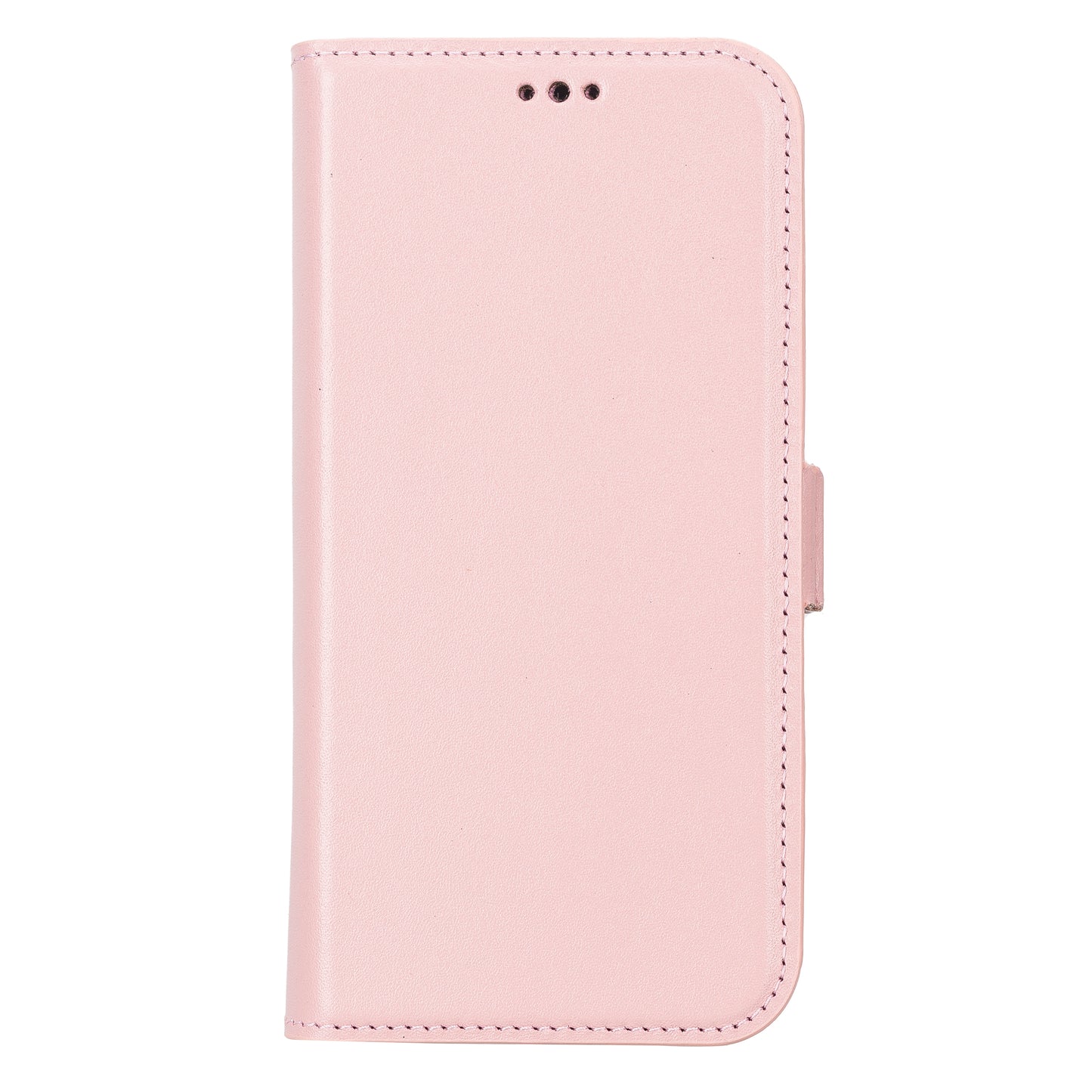 iPhone 13 Pro (6.1") Leather MagSafe Stand Wallet Case RFID Protection - Pink