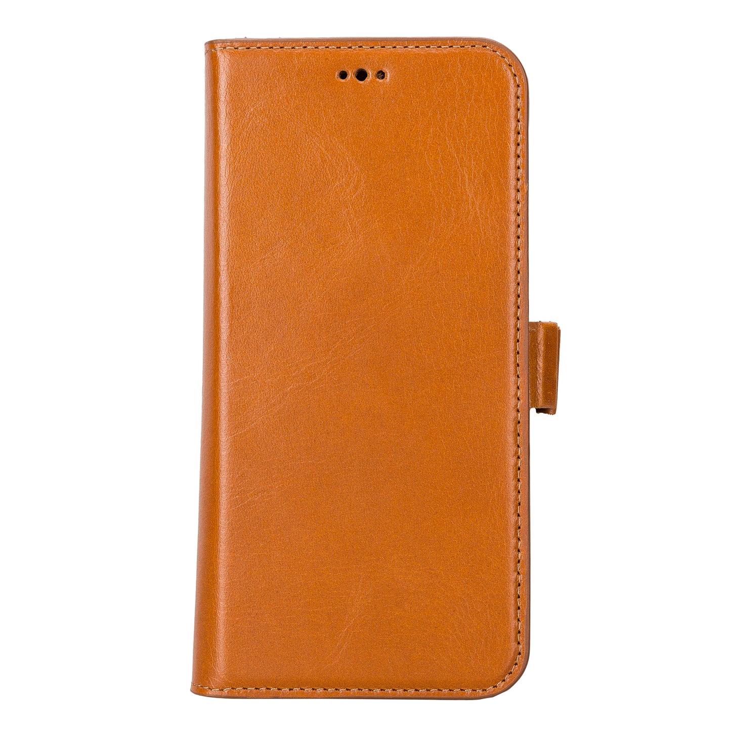 iPhone 14 Pro Max (6.7") Leather MagSafe RFID Stand Wallet Case - Brown