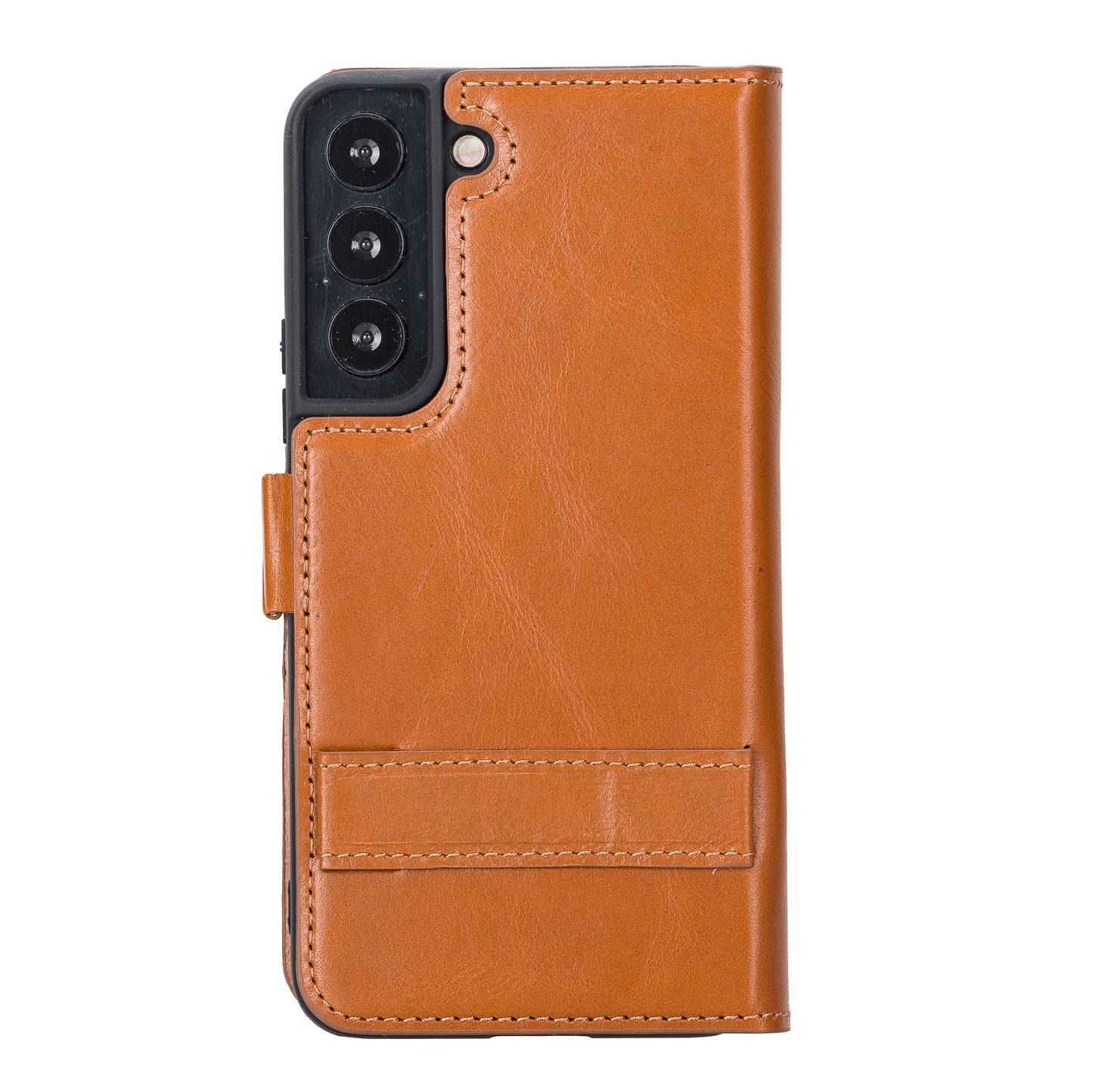 Samsung Galaxy S22 (6.1") Leather Wallet Case - Brown
