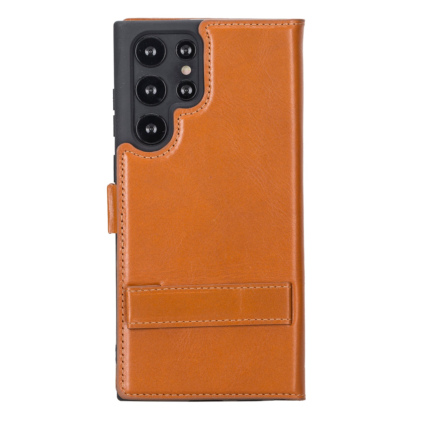 Samsung Galaxy S22 Ultra (6.8") Leather Wallet Case - Brown