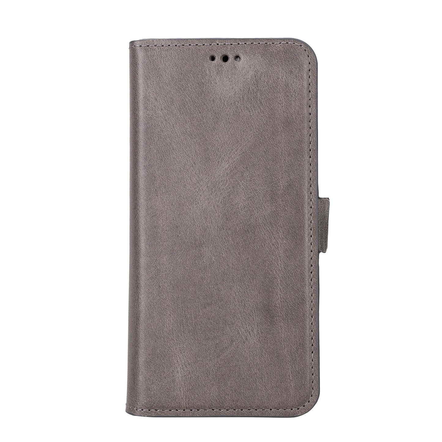 iPhone 14 Plus (6.7") Leather MagSafe RFID Stand Wallet Case - Rustic Black