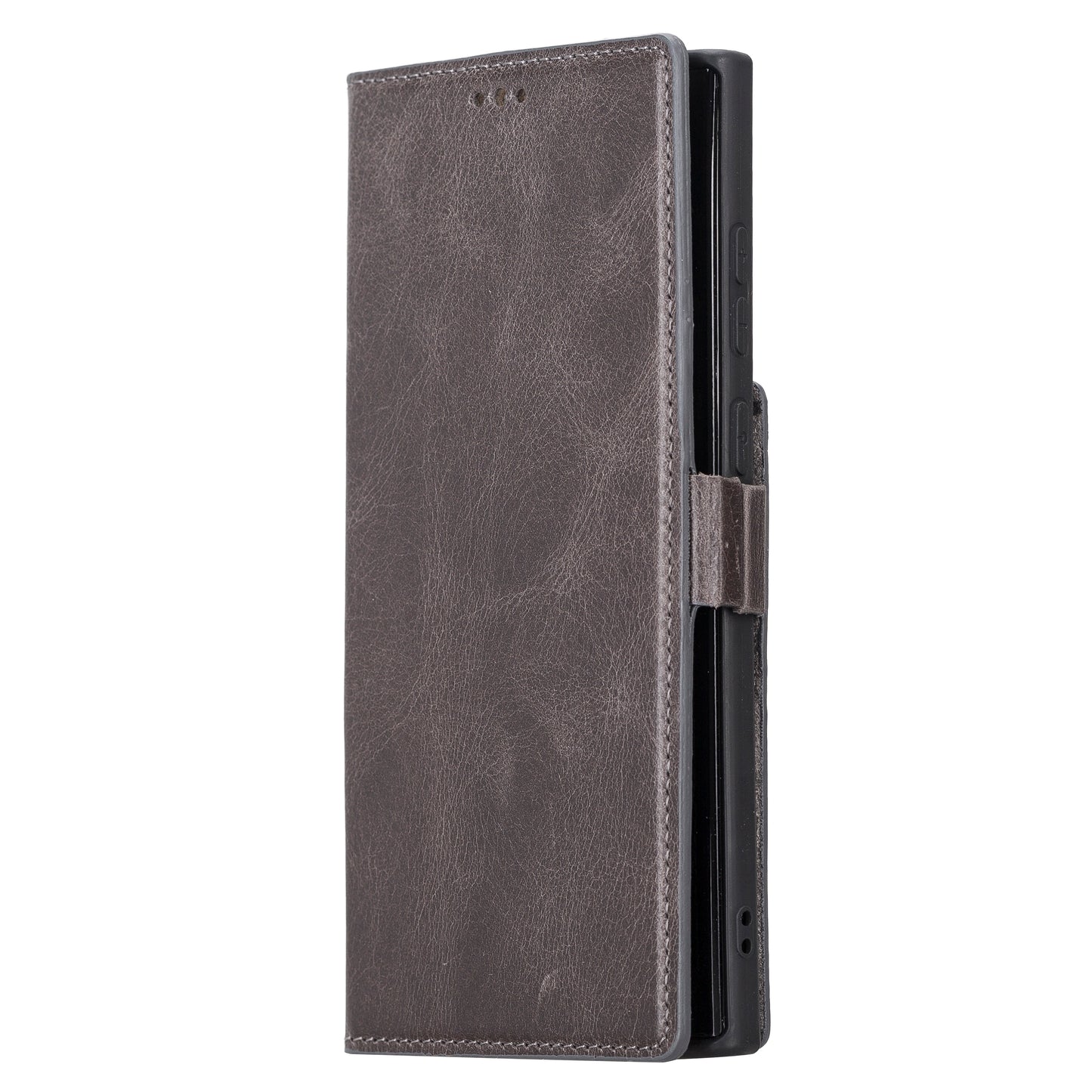 Samsung Galaxy S22 Ultra (6.8") Leather Wallet Case - Rustic Black