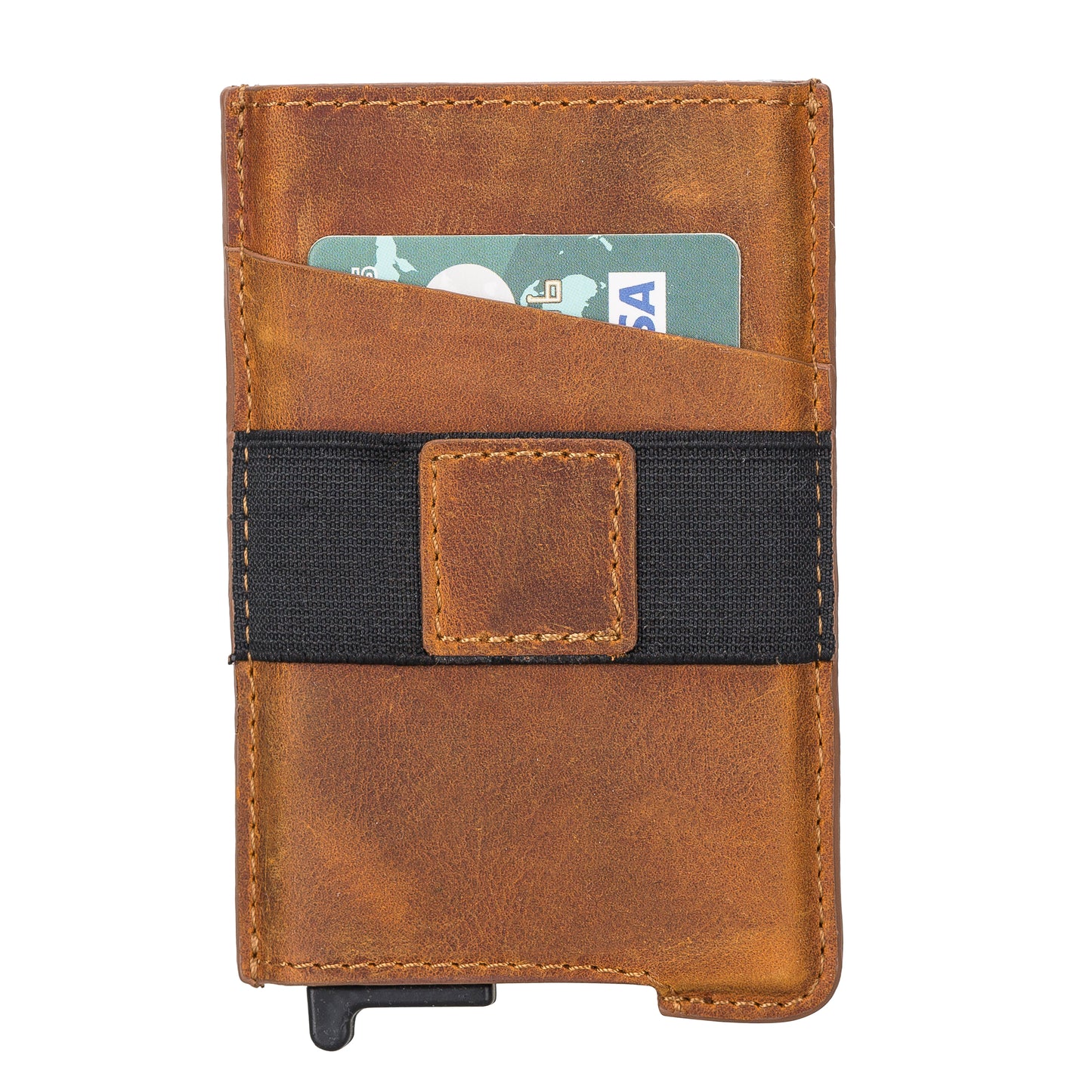 Thomson Leather Mechanic Card Holder - Camel