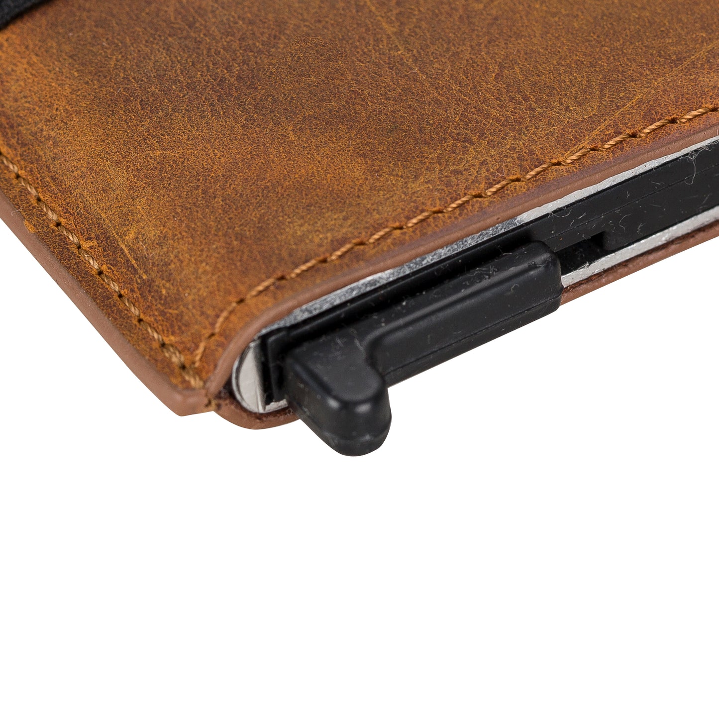 Thomson Leather Mechanic Card Holder - Camel