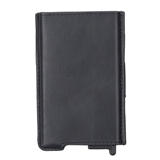 Thomson Leather Mechanic Card Holder - Rustic Black