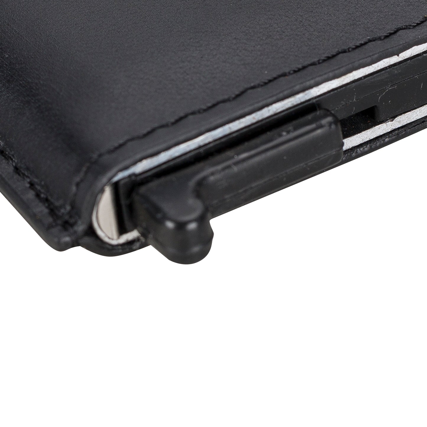 Thomson Leather Mechanic Card Holder - Rustic Black
