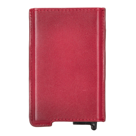 Thomson Leather Mechanic Card Holder - Rustic Red