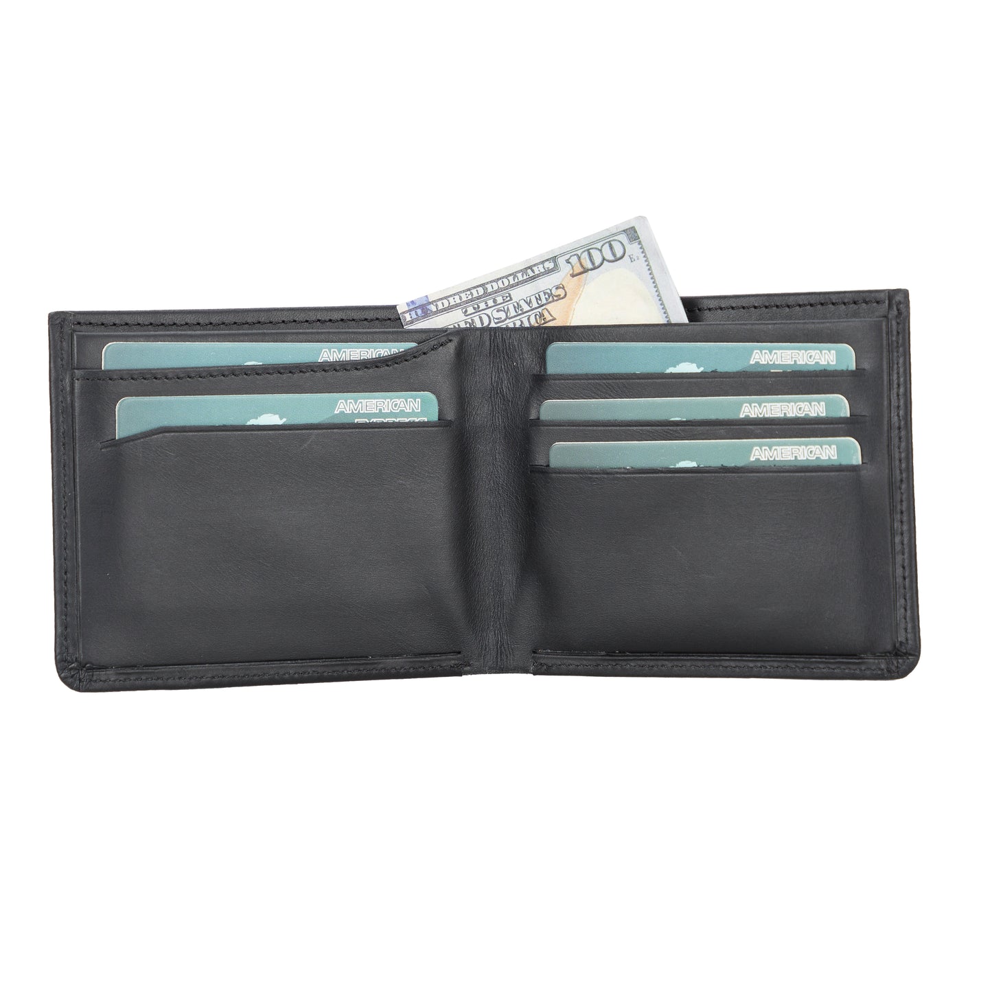 UST Leather Men Wallet - Rustic Black