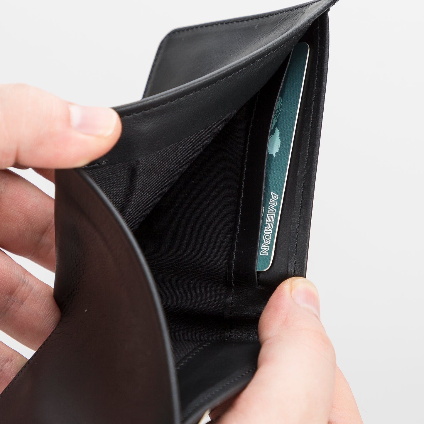 UST Leather Men Wallet - Rustic Black