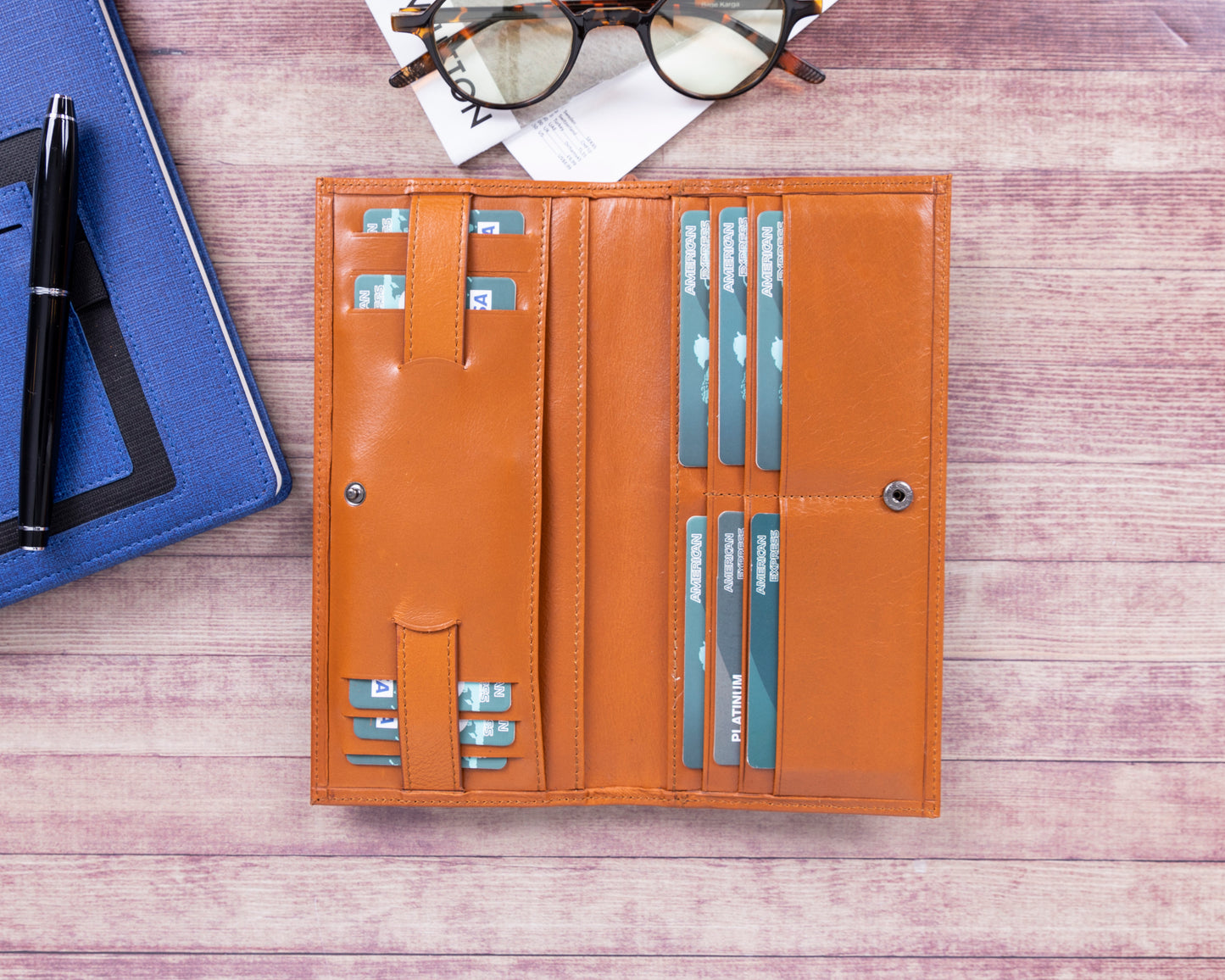 Creed Leather Men Wallet - Rustic Brown