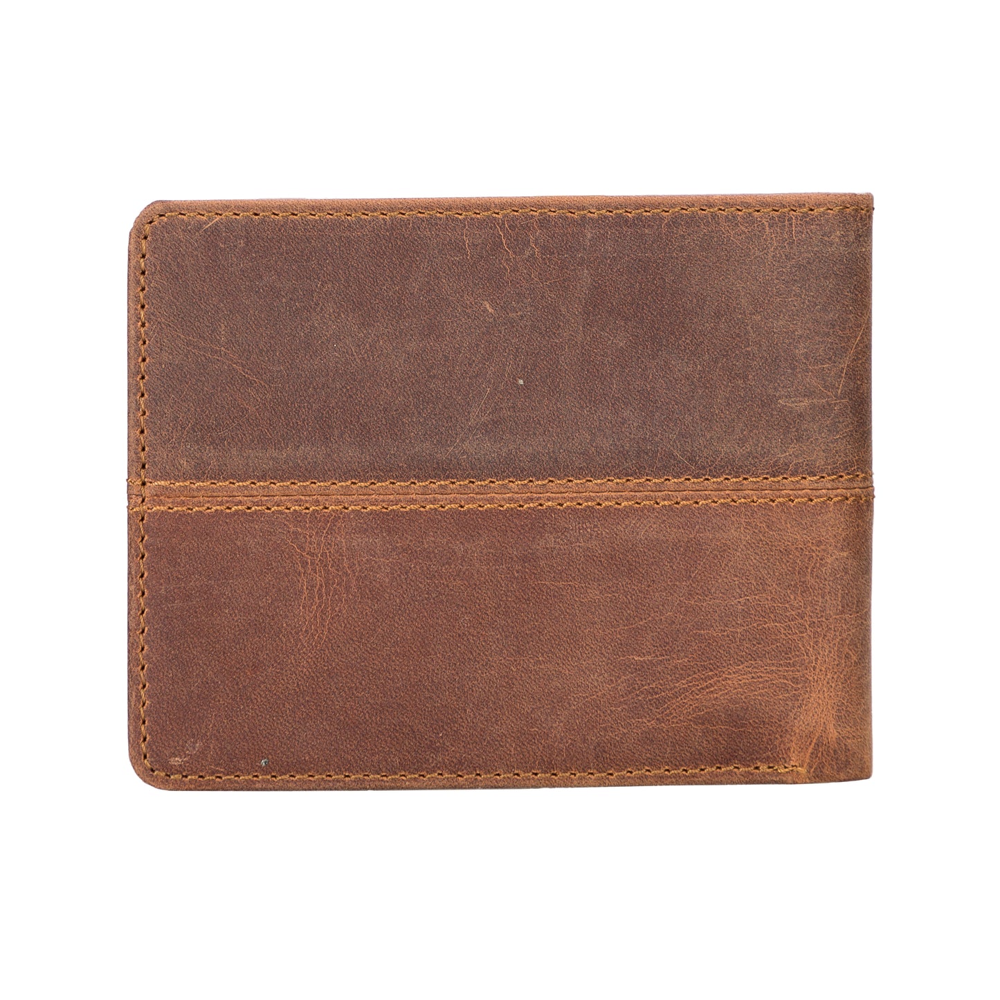 Vader Leather Men Wallet - Teak Brown