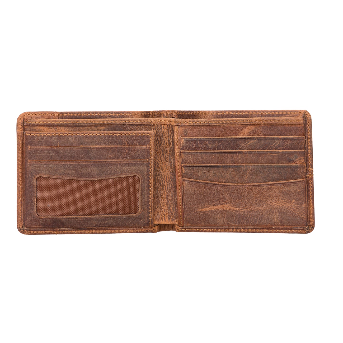 Vader Leather Men Wallet - Teak Brown
