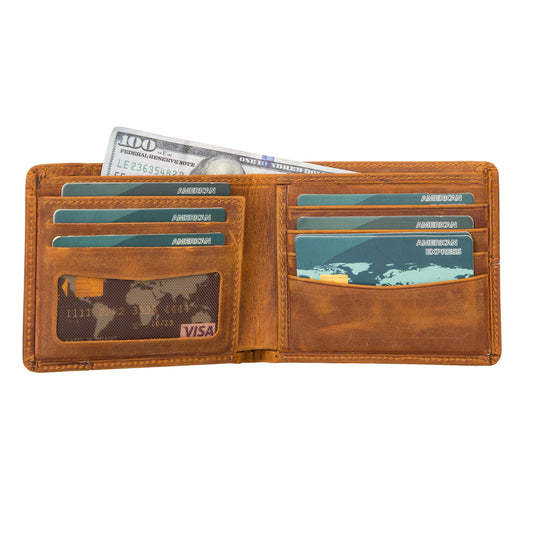 Vader Leather Men Wallet - Brown