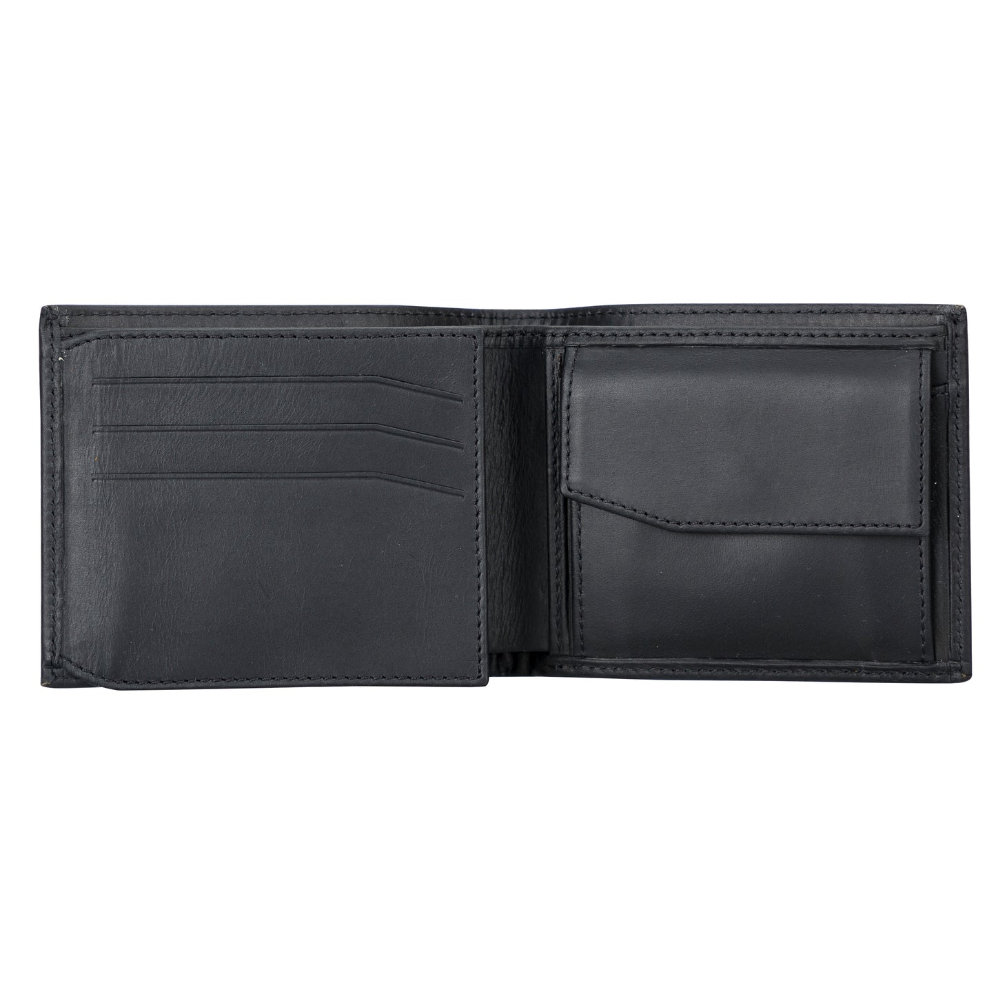 Toros Leather Men Wallet - Rustic Black