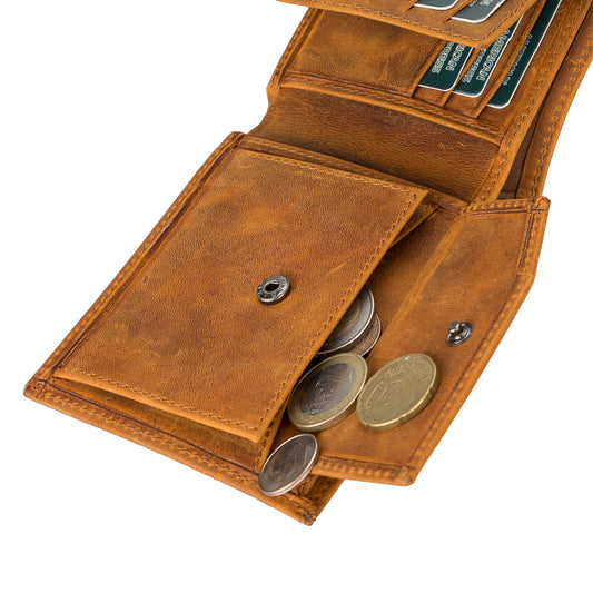 Toros Leather Men Wallet - Brown