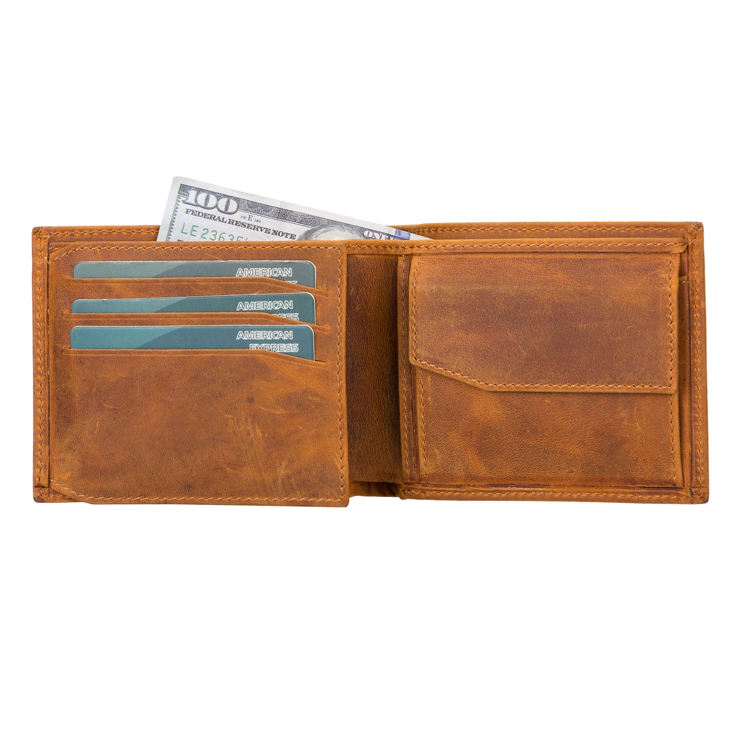 Toros Leather Men Wallet - Brown