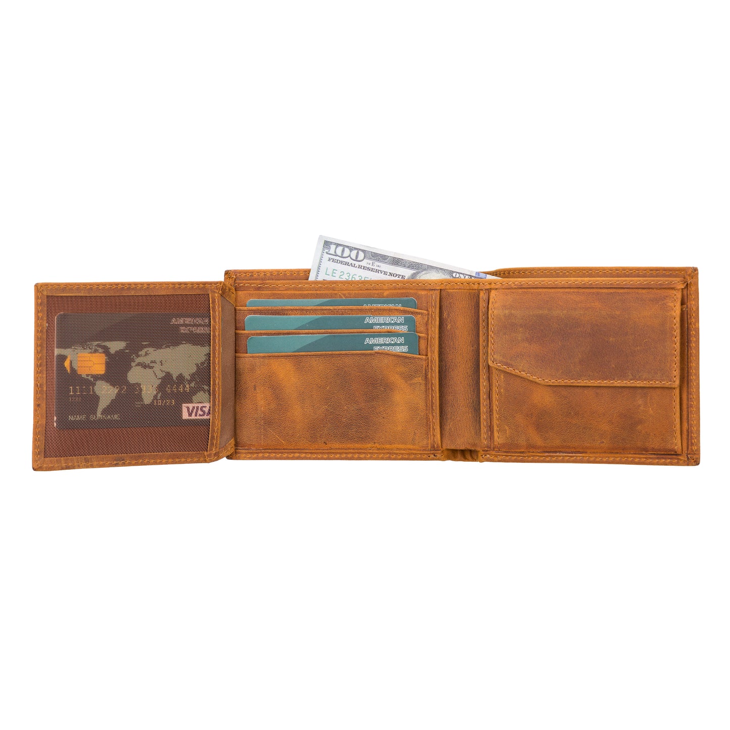 Toros Leather Men Wallet - Brown