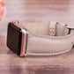 Roma Leather Apple Watch Band - Beige