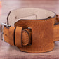 Jersey Cuff Leather Apple Watch Band - Camel