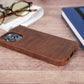 iPhone 13 Pro Max (6.7") Full Leather MagSafe Snap On Case  - Teak Brown