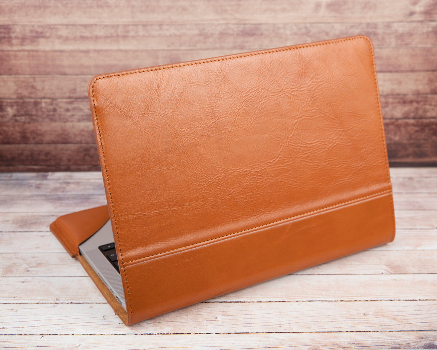 Macbook/Notebook Leather Case 13"/14"/16" - Brown