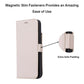 iPhone 14 Plus (6.7") Leather MagSafe RFID Stand Wallet Case - Beige