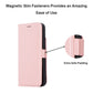 iPhone 14 Pro (6.1") Leather MagSafe RFID Stand Wallet Case - Pink