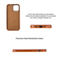 iPhone 14 Plus (6.7") Full Leather MagSafe Snap On Case  - Rustic Brown