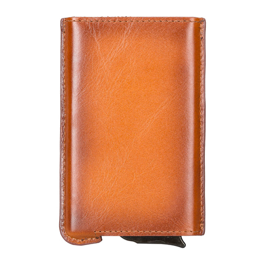 Thomson Leather Mechanic Card Holder - Rustic Brown