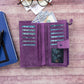 Lozan Leather Women Wallet - Purple