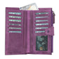Lozan Leather Women Wallet - Purple