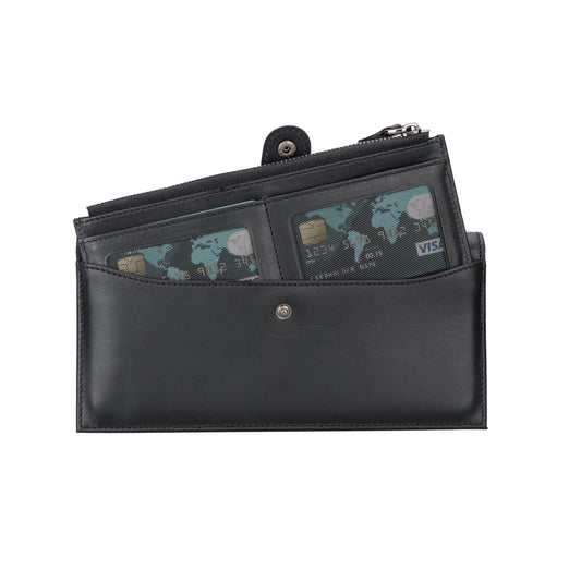 Creed Leather Men Wallet - Rustic Black