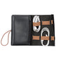 Leather Cable Organizer - Rustic Black